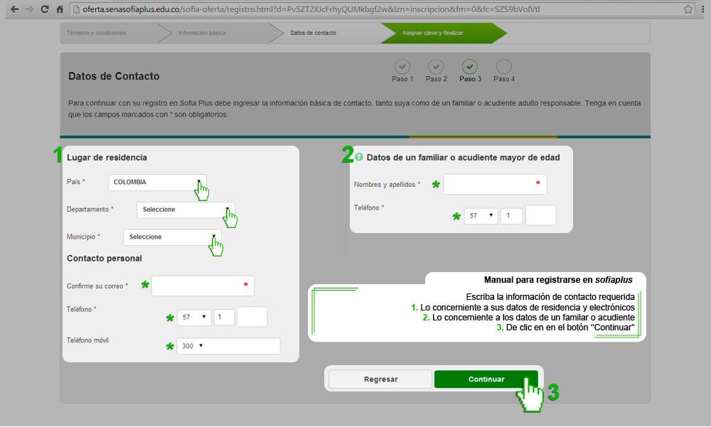 como registrarse en sofia plus paso 5