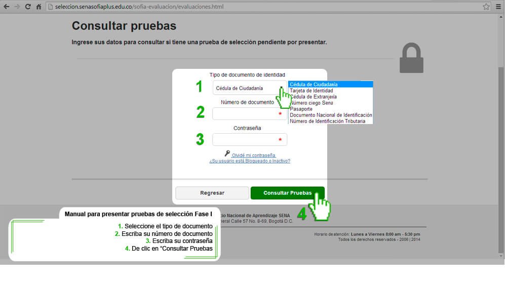 como se realiza la fase 1 del sena paso 1